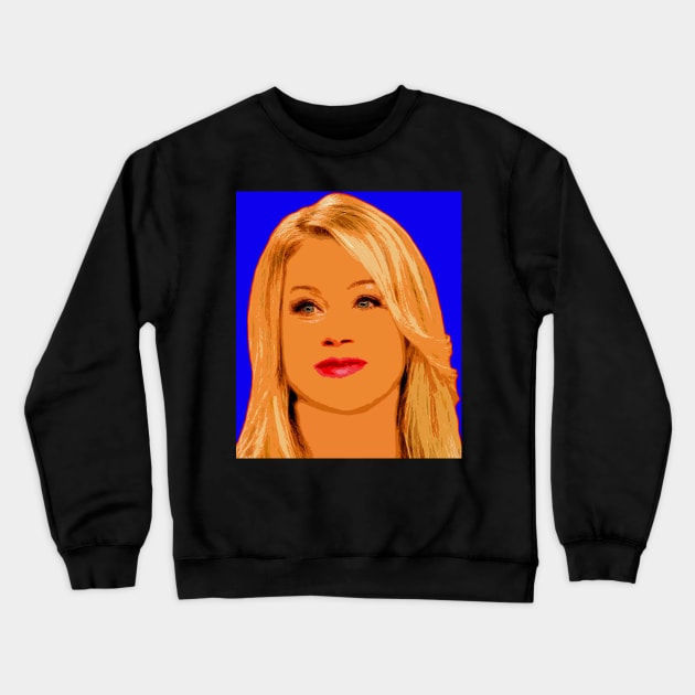 christina applegate Crewneck Sweatshirt by oryan80